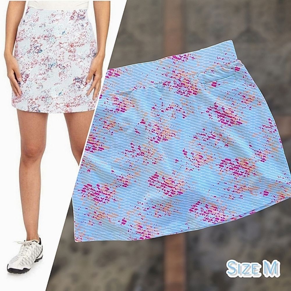 Pebble Beach Aqua Dry-Luxe Golf Skort size M